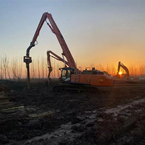 Excavator Vibratory Pile Driver Excavator Vibratory Pile Driver
